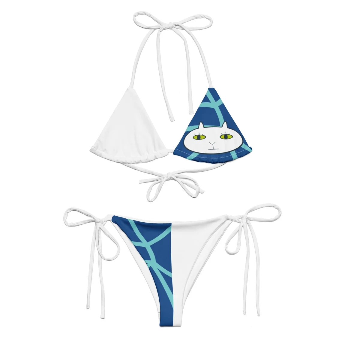 Lace Bralette Set - Maillot de bain à lacets Anime