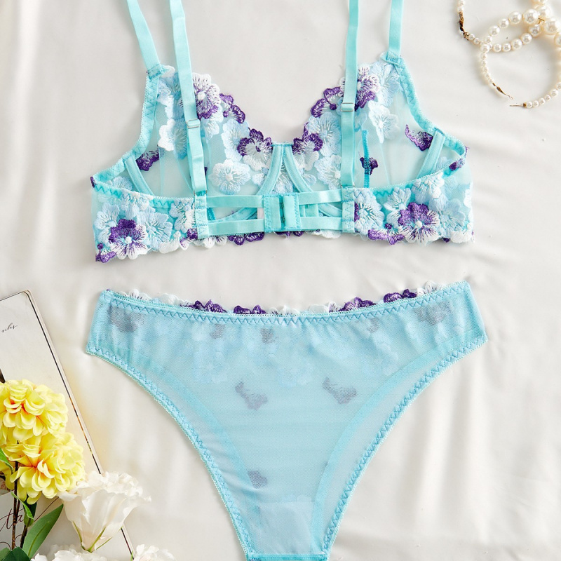 Ensemble de lingerie bikini av - Sheer Bra Lace avis et prix