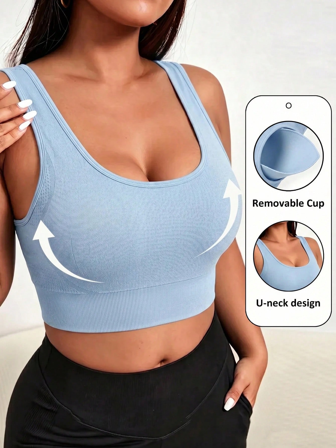 Soutien-gorge de sport sans co - Sports Bra Racerback avis et prix
