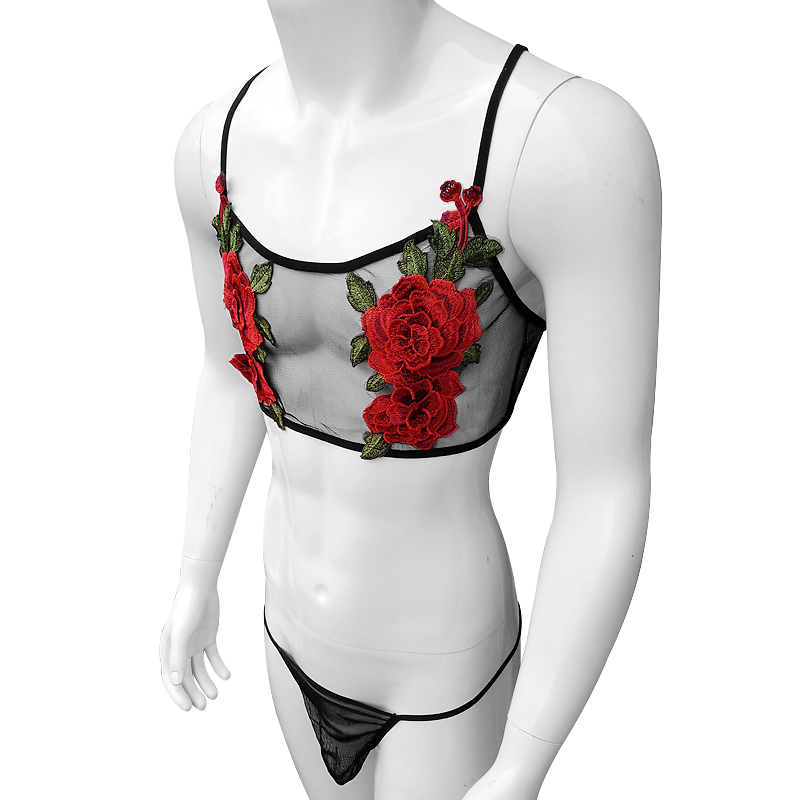 Ensemble de Lingerie Sexy brod - Sheer Bra Lace avis et prix