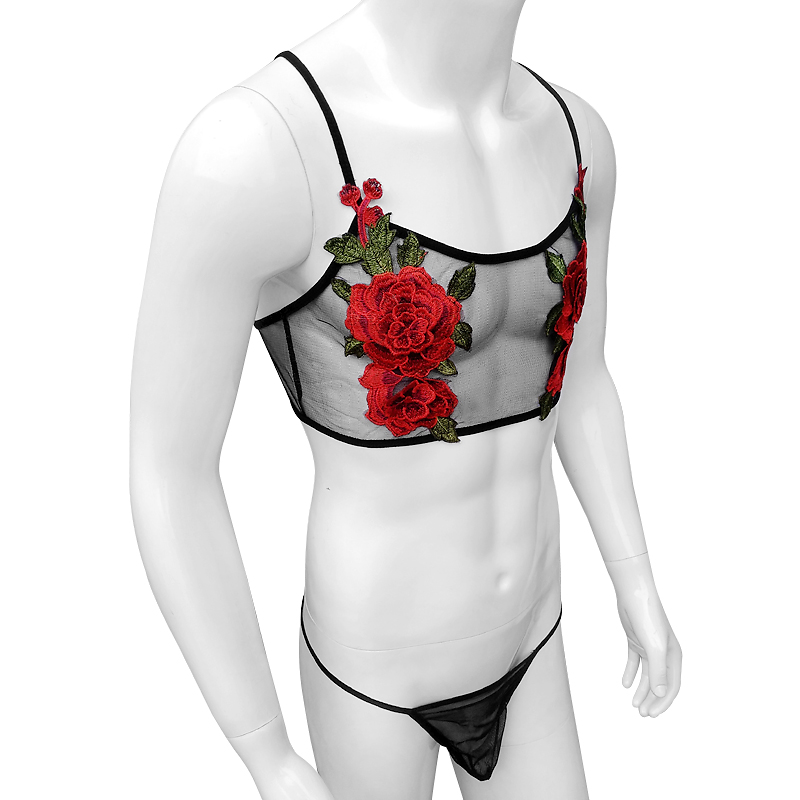 Ensemble de Lingerie Sexy brod - Sheer Bra Lace avis et prix